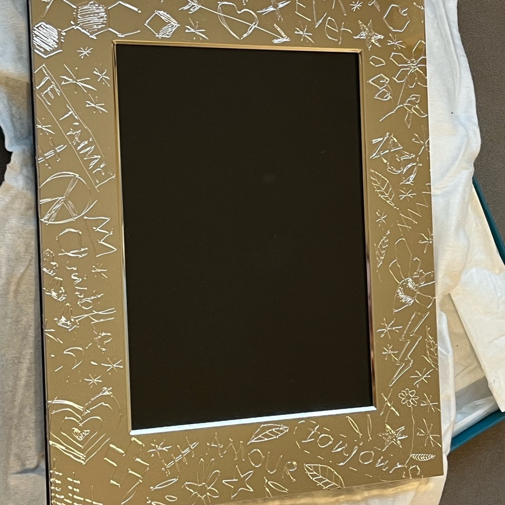 Christofle Graffiti Silver Plated Frame